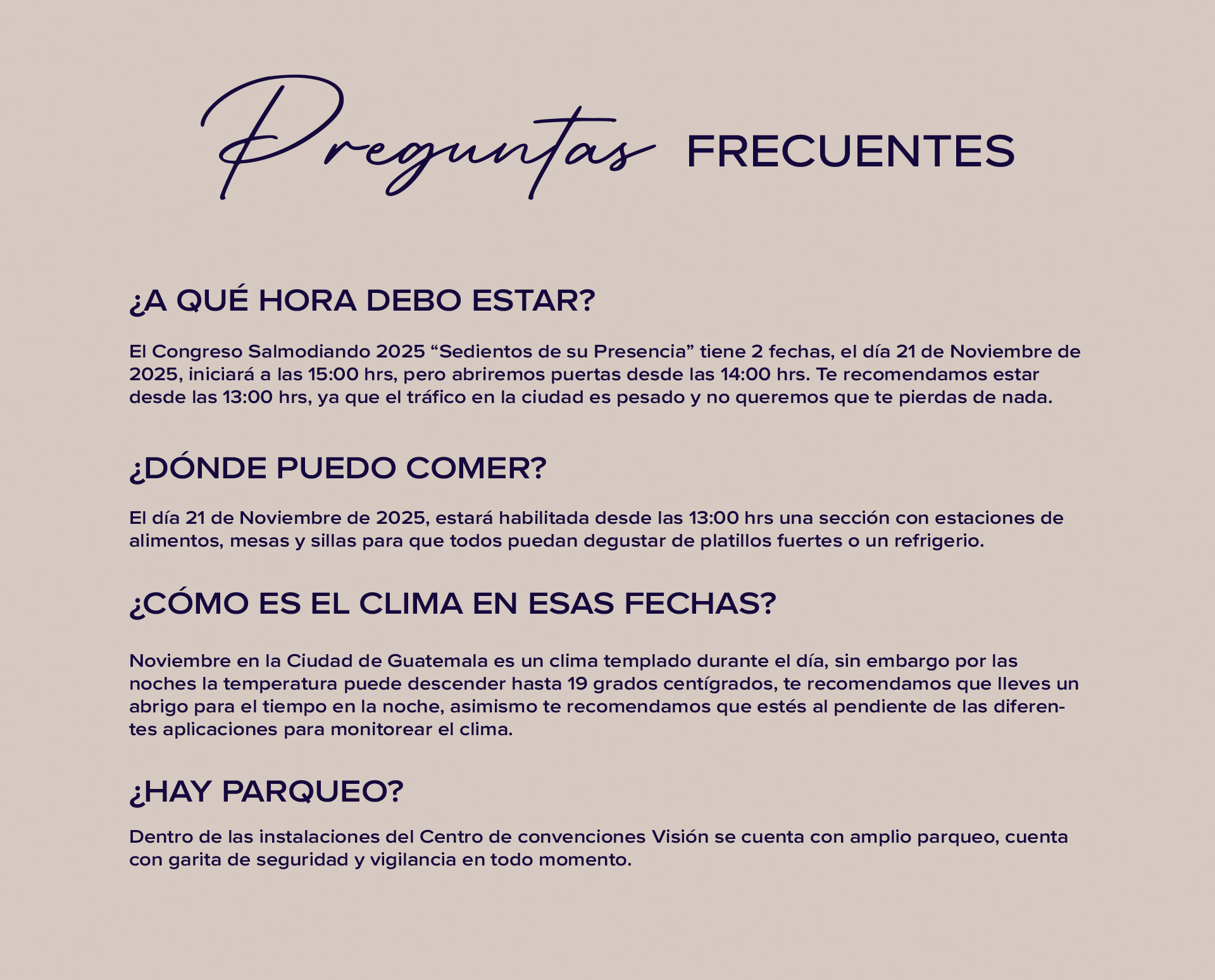 Preguntas Frecuentes